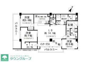 碑文谷マンションの物件間取画像